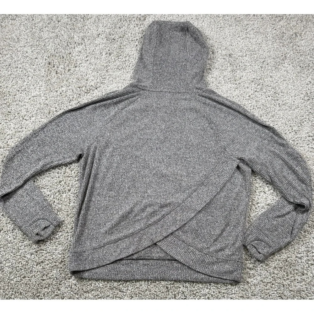 Athleta Girl‎ Hoodie Pullover Heathered Gray Performance Athletic XL 14